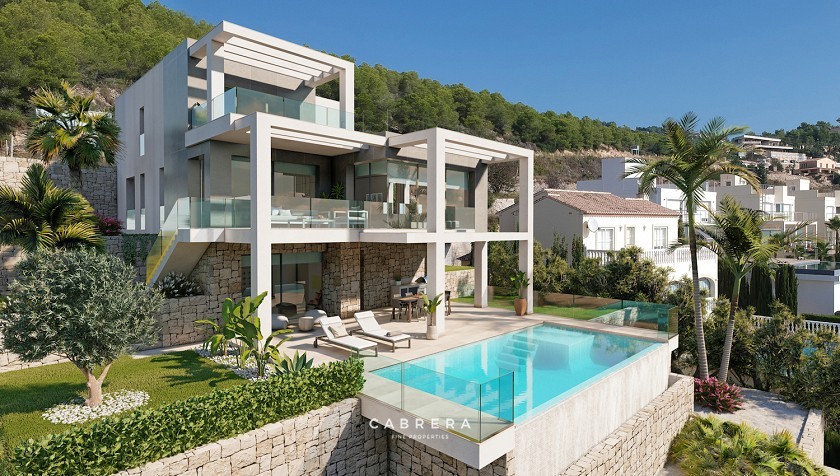 MODERN VILLAS - LUXURY PROPERTIES - CALPE - SEA AND MOUNTAIN VIEWS - REALTOR - COSTA BLANCA - SPAIN