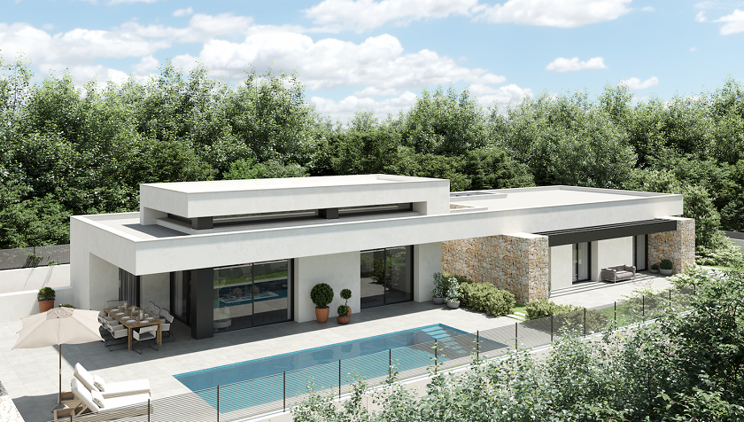 MODERNE LUXE VILLA – BEGANE GROND – STATION CALPE – UITZICHT OP ZEE EN BERGEN - COSTA BLANCA - SPANJE - Cabrera Fine Properties - Costa Blanca 