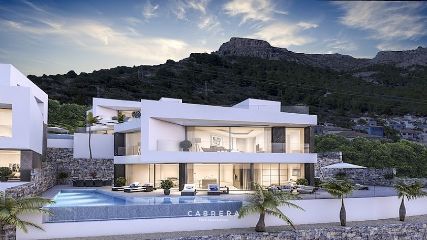 VILLA MODERNA DE LUJO - OLTA MAR - CALPE - COSTA BLANCA - ESPAÑA - Cabrera Fine Properties - Costa Blanca 